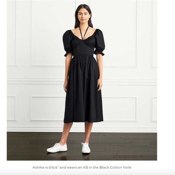 Hill House Black Midi Dress - Picture 4 of 6